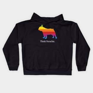 Think Frenchie French Bulldog - Dog Lover Dogs Kids Hoodie